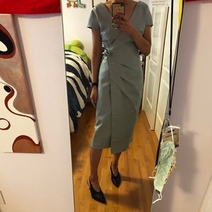 NWT Topshop Mint Pleather Dress